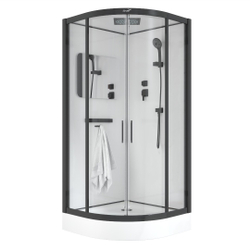 Душевая кабина Ceruttispa (ЧеруттиСпа) VIVA 91B, с низким поддоном, 90x90x215