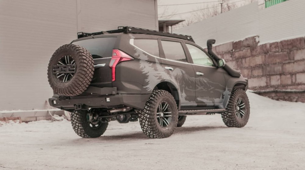 Пороги силовые Mitsubishi Pajero Sport 2021- STC