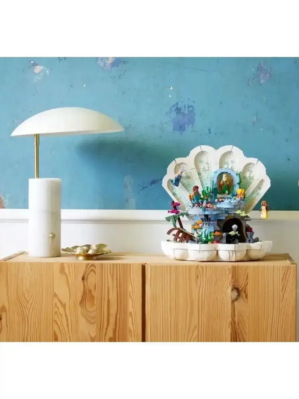 Конструктор Королевская ракушка Русалочки 1808 деталей