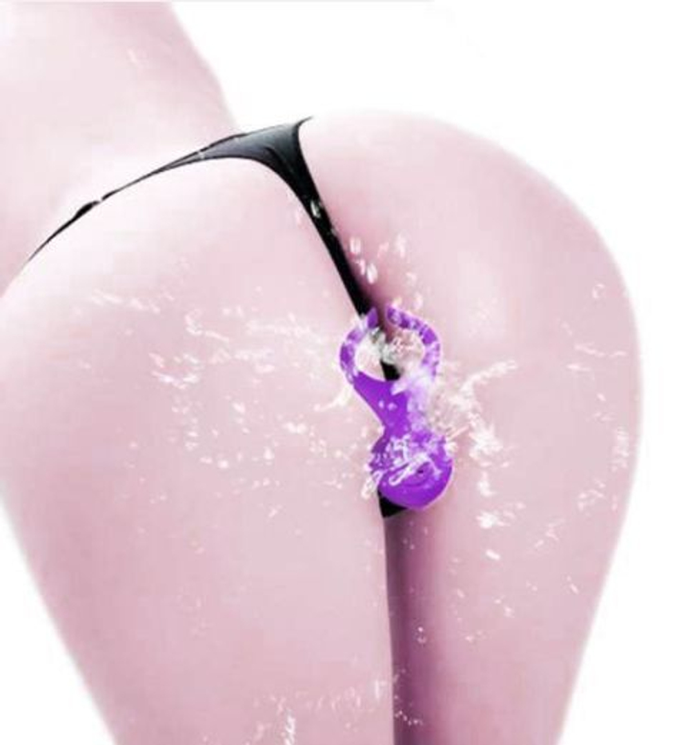 Фиолетовый вибростимулятор для пары Danny (Цвет: фиолетовый)