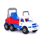 90348/Каталка-автомобиль "Буран" -1 (бело-синяя)