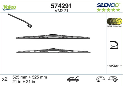VALEO - 574291-VAL - Wiper Blade