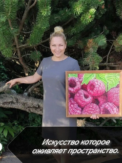 Картина на Холсте.Зимняя аллея.Масло,авторская работа,написана от руки.Не принт.Не печать.В единственном экземпляре.Художник Семененко Анна.