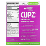 No Sugar Company, Cupz, брауни с помадкой из темного шоколада, 30 шт. по 17 г (0,6 унции)