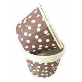 Капсула усиленная коричневая в белый горох 1 шт