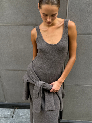 Платье MIU, мокко