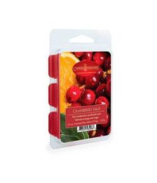 Ароматический воск Клюква и шалфей Cranberry Sage, Candle Warmers