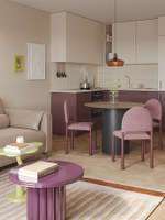 Столик кофейный Bergenson Bjorn Vivlend, 57 см, ночная слива