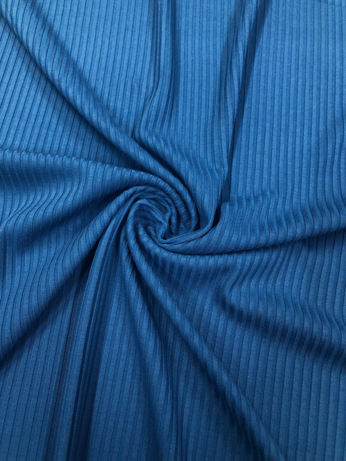 Трикотаж Лапша, светло синий, артикул 327893