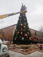 Уличная елка каркасная "Евро-2" (пвх) 16 м