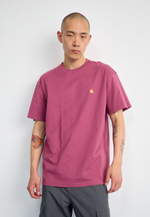 Carhartt WIP CHASE - Базовая футболка - Бордовый