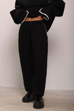 Брюки бананы из джерси