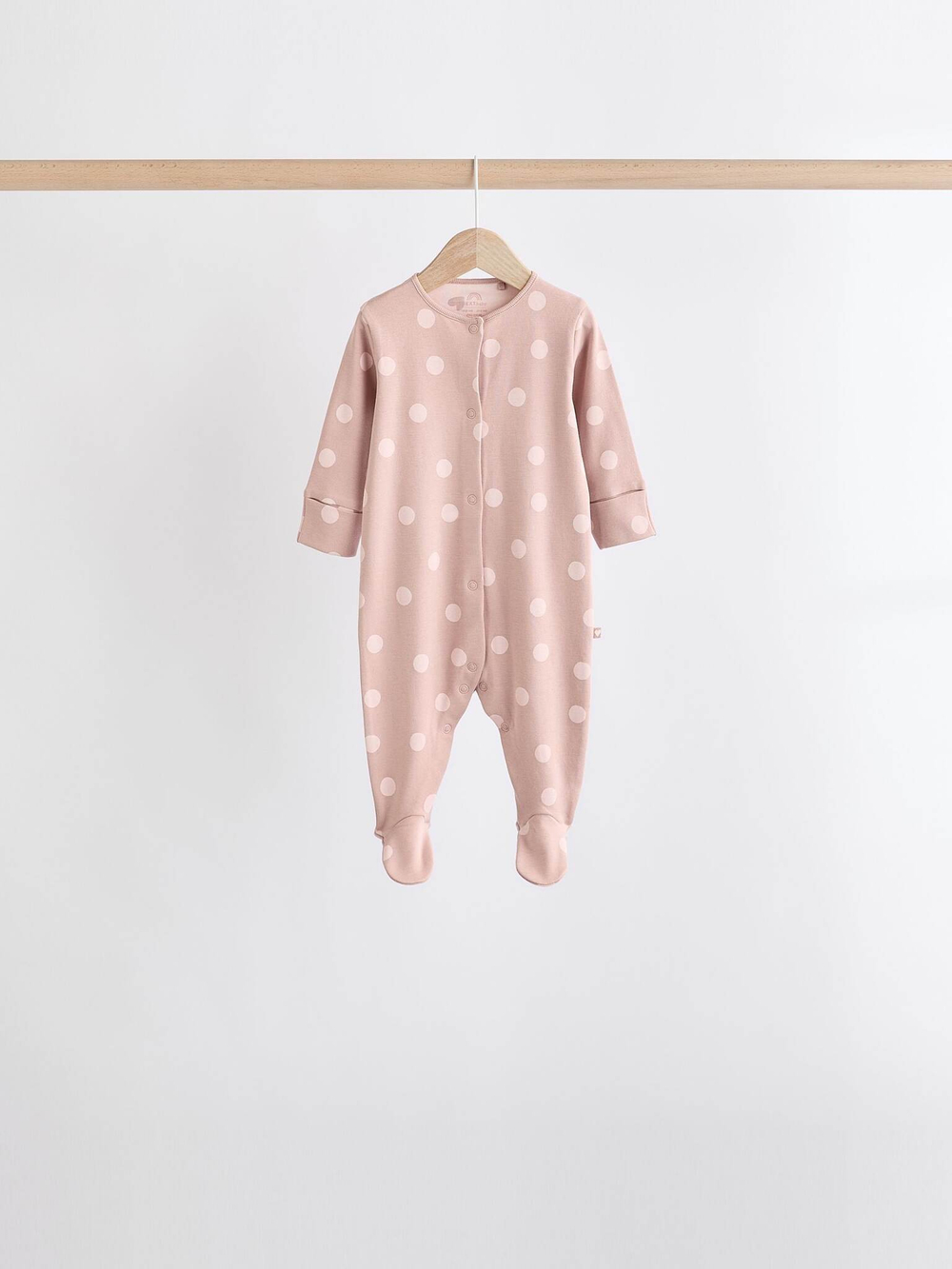 Комбинезон / Cлип для малышей Next K79-495, 7 шт., Молочный, Розовый, Бежевый