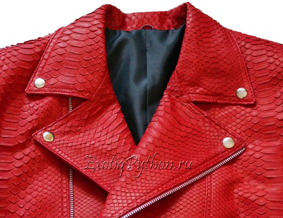 Куртка из кожи питона JT-7