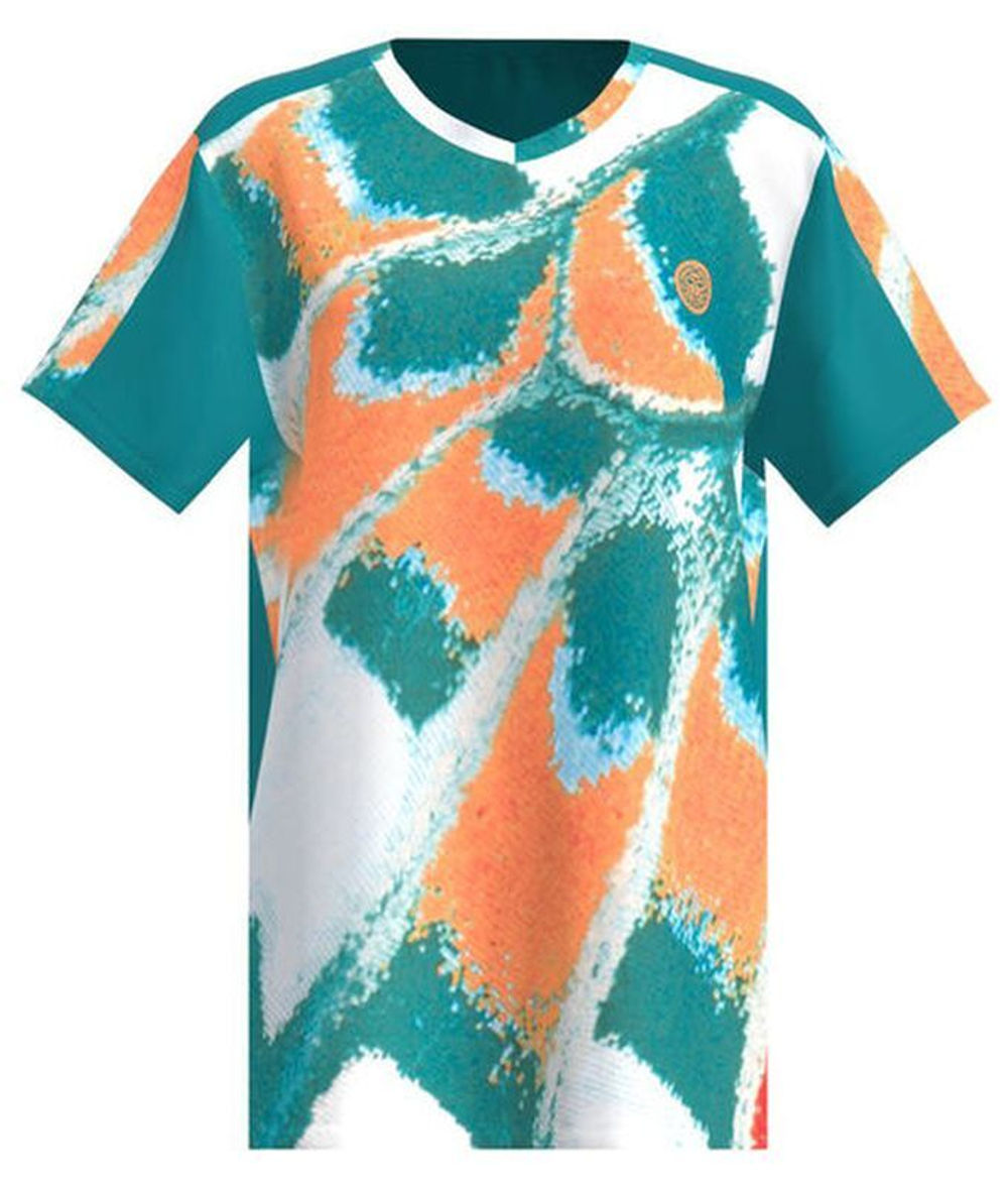 Футболка для мальчика теннисная Bidi Badu Boys Melbourne 2025 V-Neck