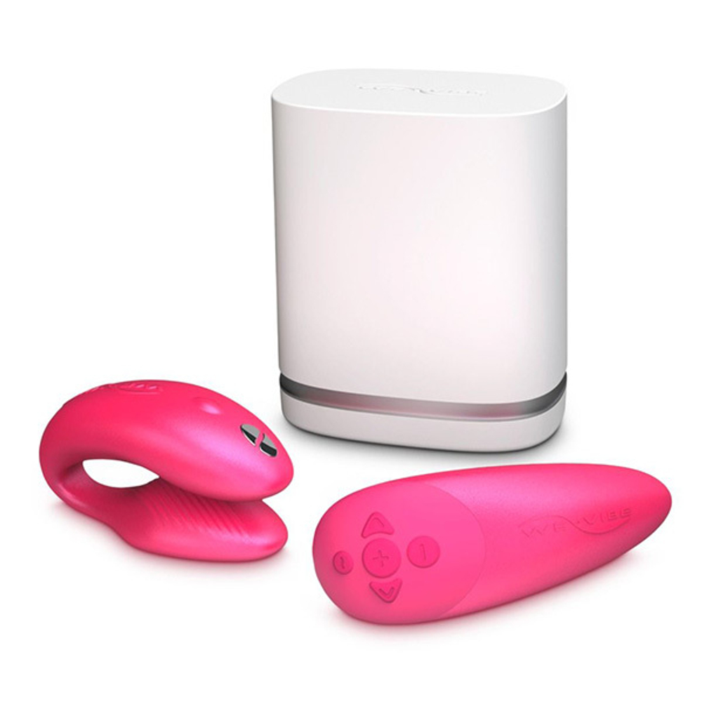 Розовый вибратор 7,8см для пар We-Vibe Chorus Pink SNHRSG3
