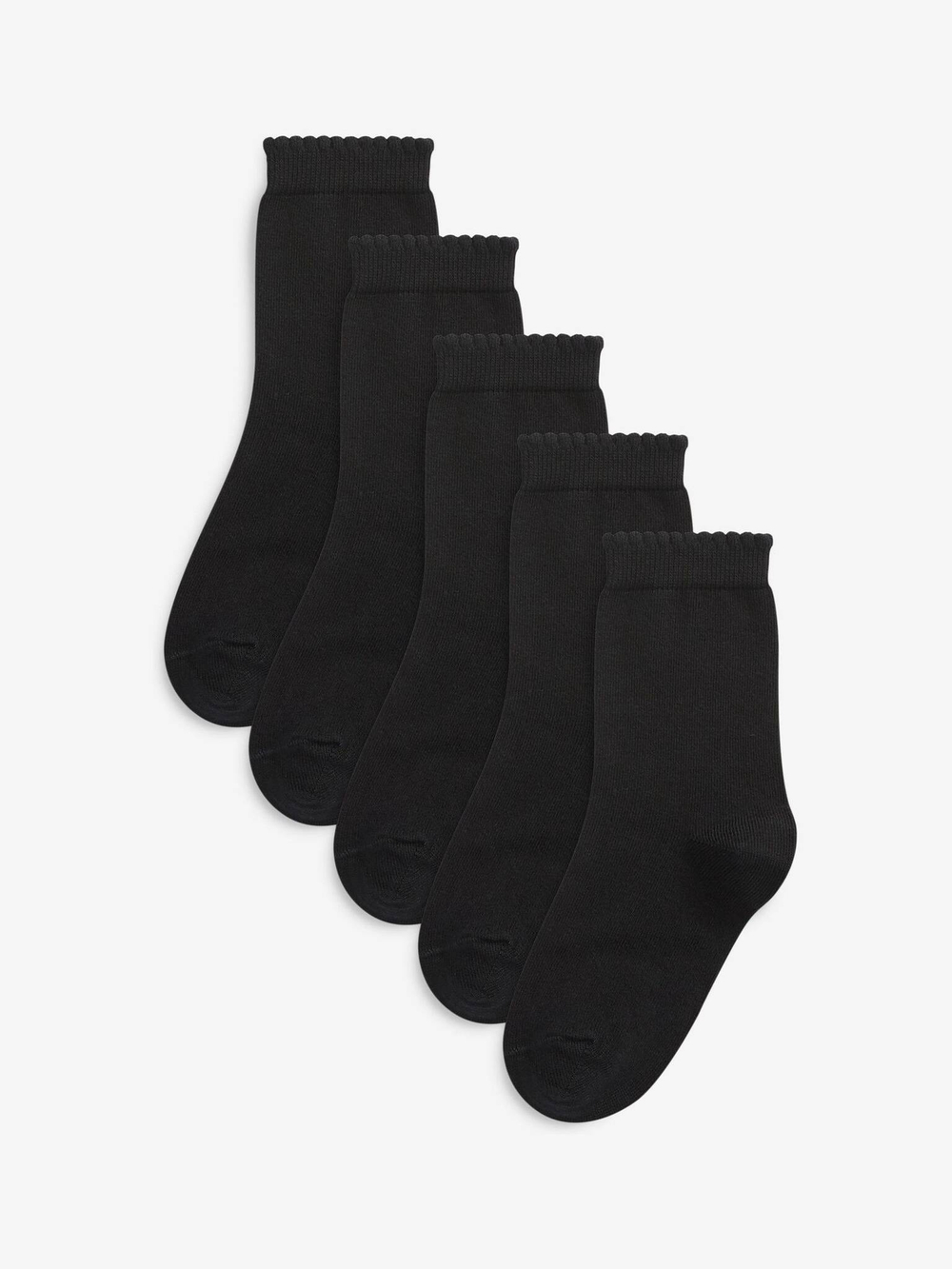 Носки хлопковые для девочки Next 280-918, 5 шт., Черный