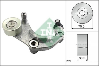 INA - 534031610-INA - Belt Tensioner, V-ribbed belt
