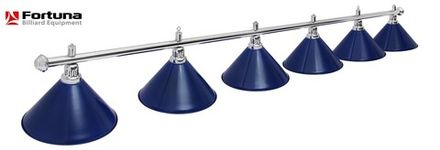 Светильник Fortuna Prestige Silver Blue 6 плафонов