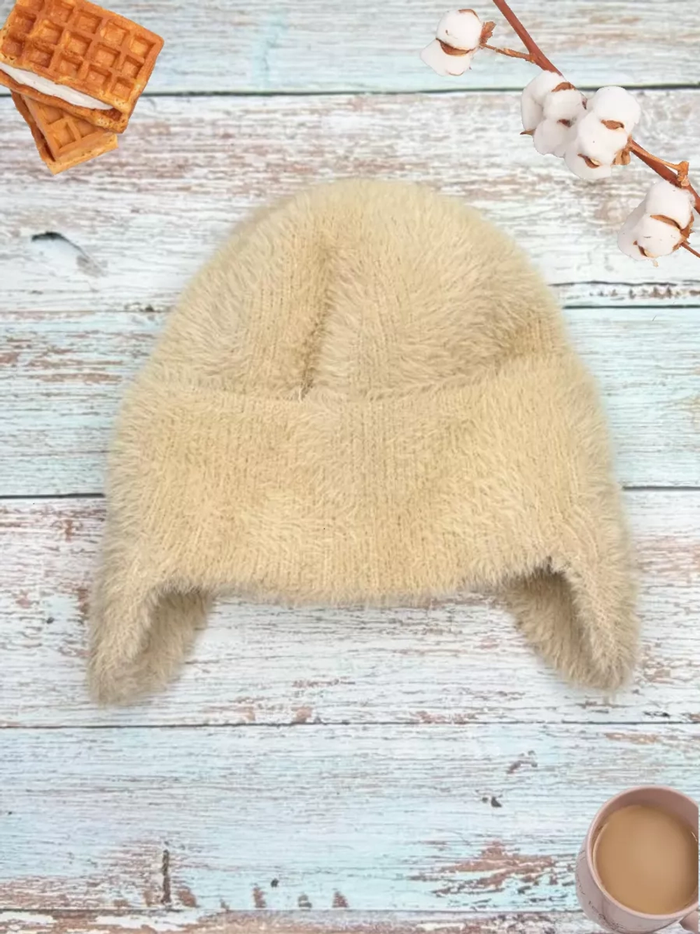 шапка ушанка зимняя пушистая