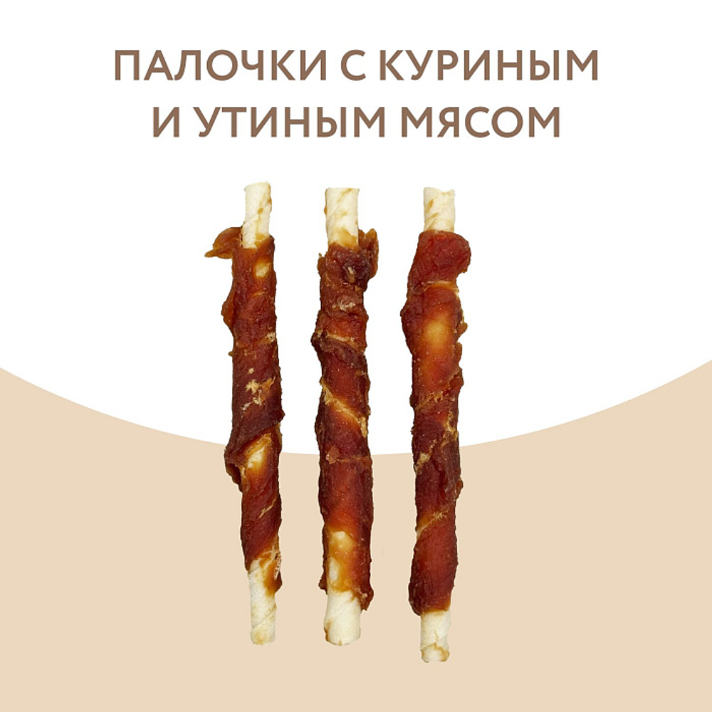 Лакомство Мнямс На каждый день для собак Палочки с куриным и утиным мясом 340 г