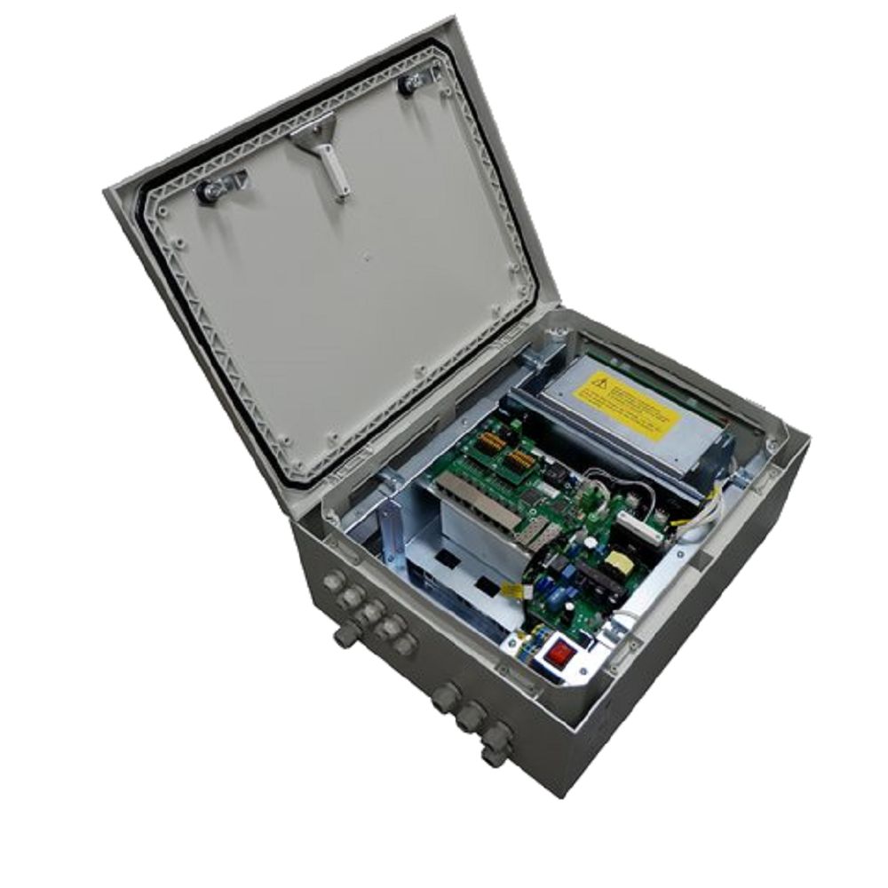 Уличный коммутатор на 8 PoE портов TFortis PSW-2G8F+UPS+Box