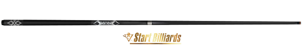 Кий Startbilliards Пул Карбон серый 2РС 145 см.