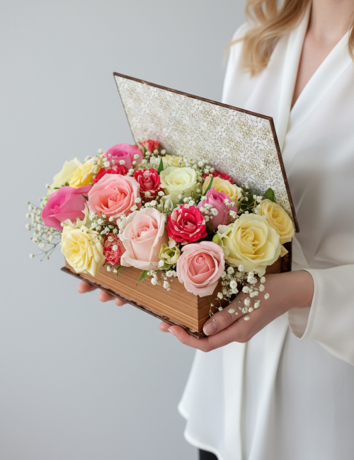 Цветы в книге Секрет