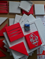 Стенд-Комплект оборудования наглядной пропаганды ЗОЖ | Детский | Красный