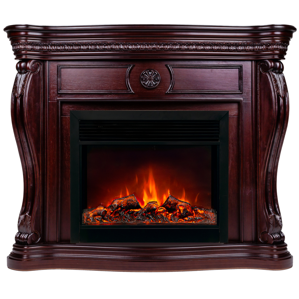 Каминокомплект Real Flame Barcelona 33 AO с очагом Moonblaze Deluxe Black