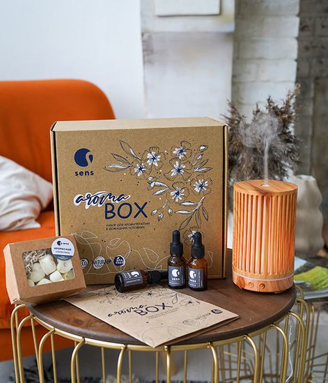 Подарочный набор Aroma Box Wood, Sens