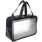 Косметичка прозрачная «MALINKA SHOP», девушка, цвет чернильная ночь, 30*21*10см