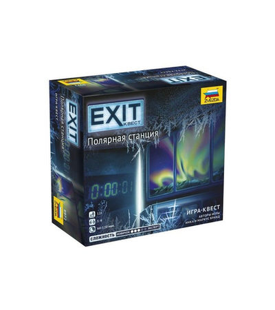 Настольная игра ZVEZDA "EXIT Квест. Полярная станция.", семейная