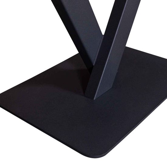 МОДЕРН-9, СТОЛ РАЗДВИЖНОЙ (120+40) ЭНДГРЕЙН / опора черная