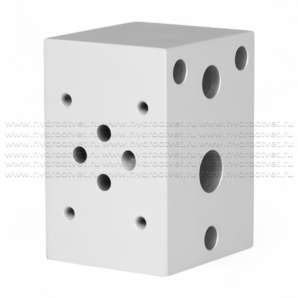 ML31 - Одноместная плита для батарейного монтажа клапанов Ду6 (DN6 - CETOP03)