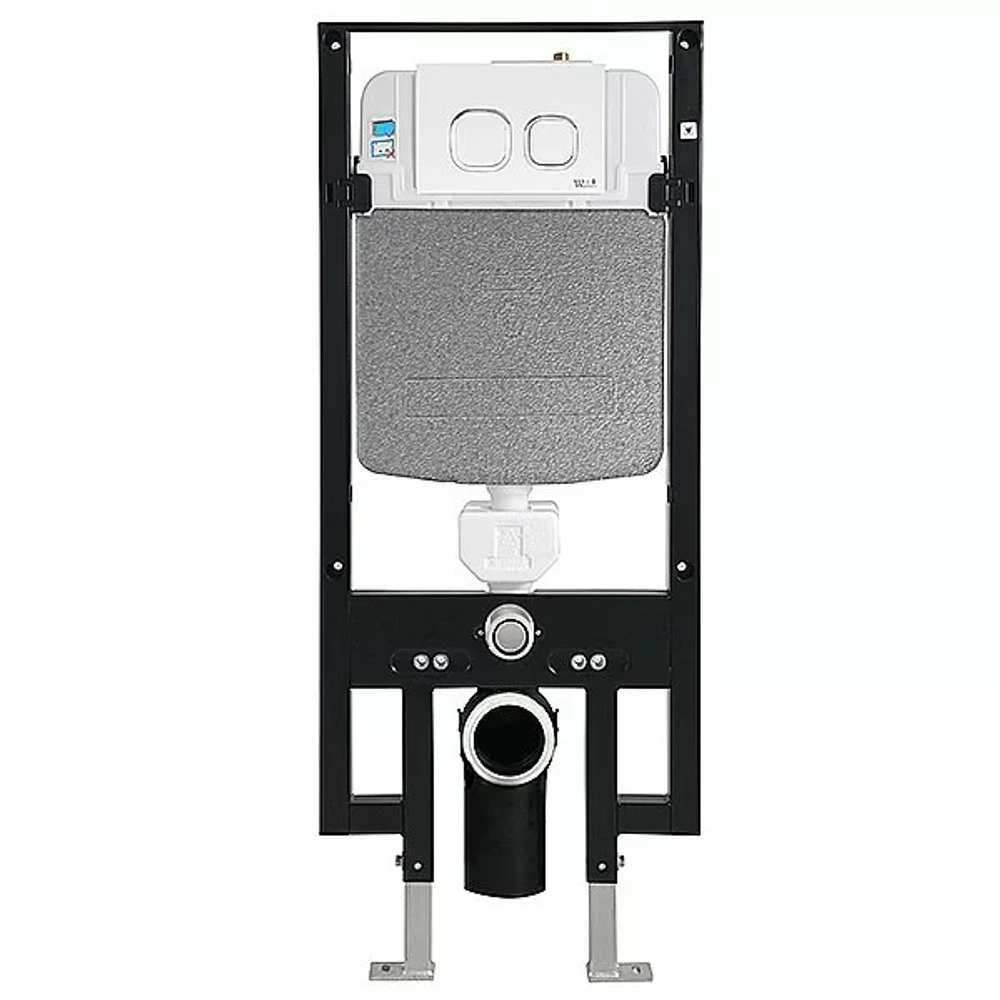 Унитаз с инсталляцией WeltWasser AMBERG 497 + BAARBACH 004 GL-WT + AMBERG RD-MT CR