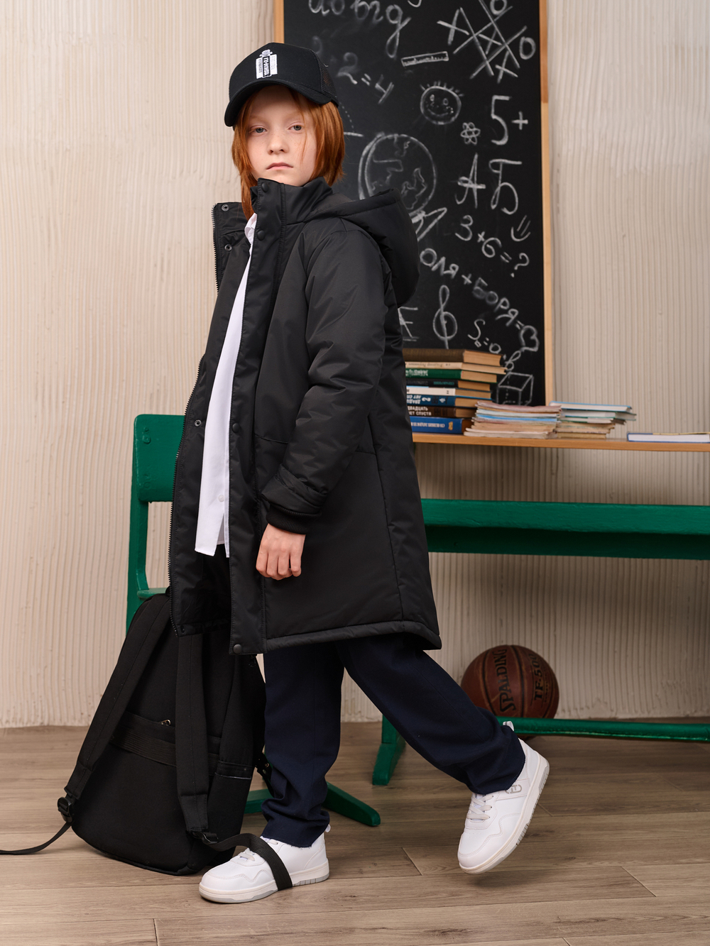 Парка детская  SCHOOL черный