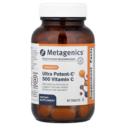Metagenics, Ultra Potent-C® 500, витамин C, 90 таблеток