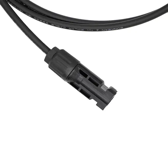 Удлинитель для солнечных электростанций 5 метров 6 мм черный