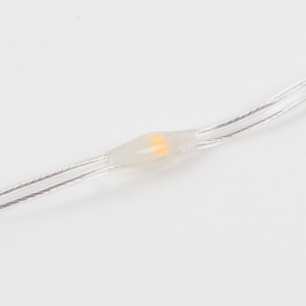 ULD-S1000-100-DTA WARM WHITE IP20 DEW BAND Гирлянда светодиодная Полоса. 10м. 100 светодиодов. Теплый белый свет. Провод прозрачный. ТМ Uniel