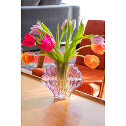 Ваза для цветов Seashell, 18,5 см, лиловая