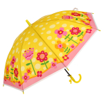 Зонт Цветы голубой, д-50 см, длина 62 см, с-30185