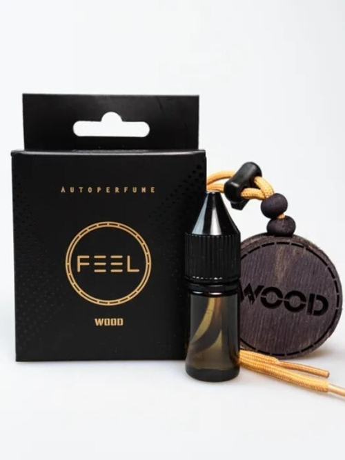 Ароматизатор подвесной WOOD MERCURY + бустер (FEEL Autoperfume)