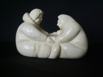 Игра в шашки, миниатюра