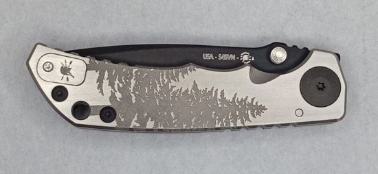 Складной нож Spartan Blades SHF FIRTREES SB/SF5FIRTREES c клинком из стали CPM-S45VN, рукоять титан