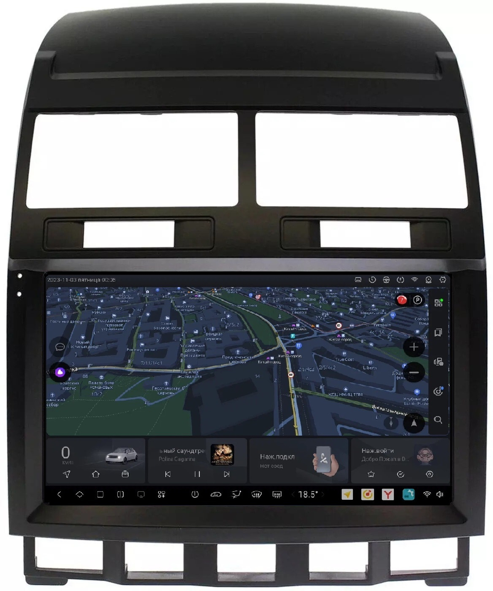 Магнитола для Volkswagen Touareg 2002-2010 - Carmedia OL-9106 QLed+2K, Android 13, UIS7870 (DUDU7), CarPlay, SIM-слот