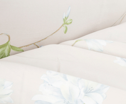 Постельное белье 2 спальное евро макси Mirabello Azaleа голубое