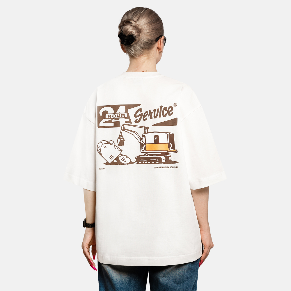 Футболка HAIDED DECONSTRUCTION Ecru