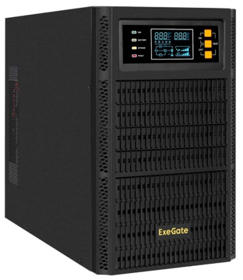 Источник бесперебойного питания Exegate PowerExpert TL-3000.72V.LCD.AVR.3SH.USB.RS232.SNMP
