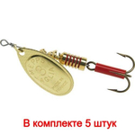 Блесна для рыбалки вращающаяся AGLIA 2, SILVER, 1 штука